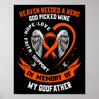 Heaven Needed a Hero God Picked My Godfather Leuke Poster