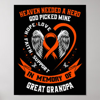 Heaven Needed a Hero God Picked My Great Grandpa L Poster