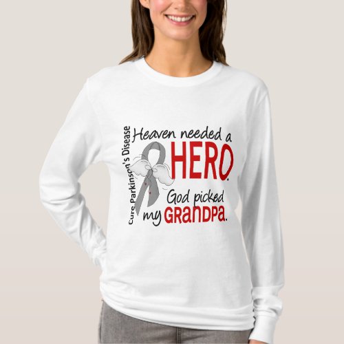 Heaven Needed a Hero Grandpa Parkinsons T_Shirt