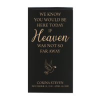 Heaven Not So Far Away Engraved Keepsake Urn
