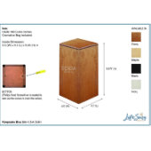 Heaven Not So Far Away Engraved Keepsake Urn (Dimensions)