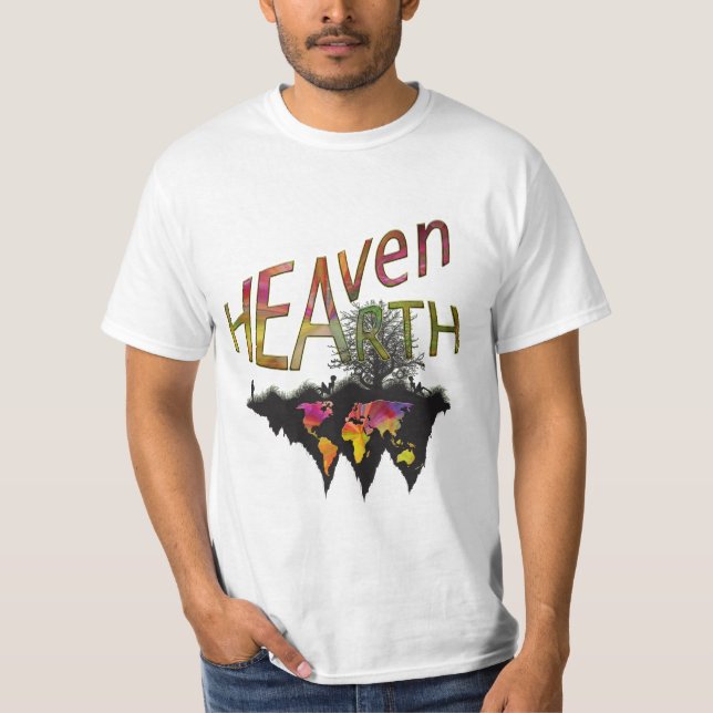 Heaven on Earth by just kidding T-Shirt (Front)