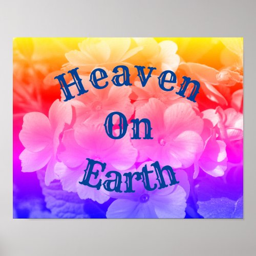 Heaven On Earth Primrose Flowers Poster