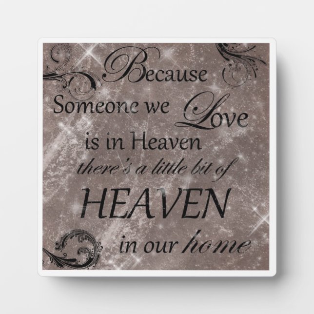 heaven plaque (Front)