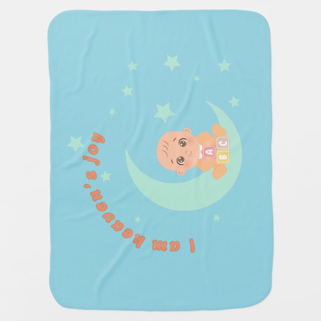 Heaven’s Joy Baby Blanket" Blanket (Front)