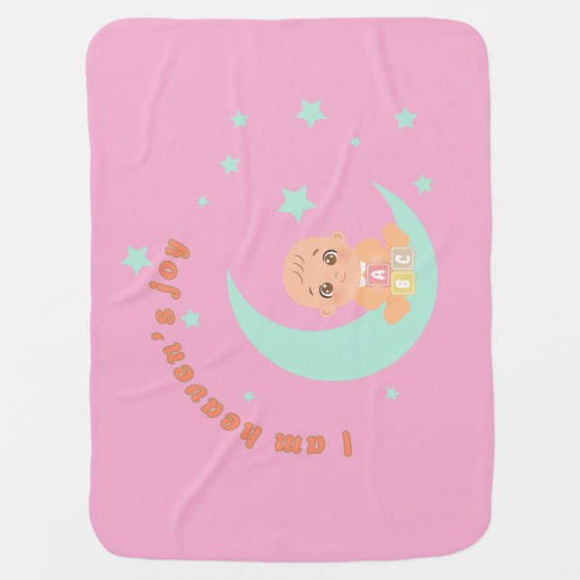 Heaven’s Joy Baby Blanket" Blanket (Front)