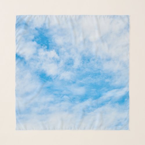 Heaven scarf and clouds