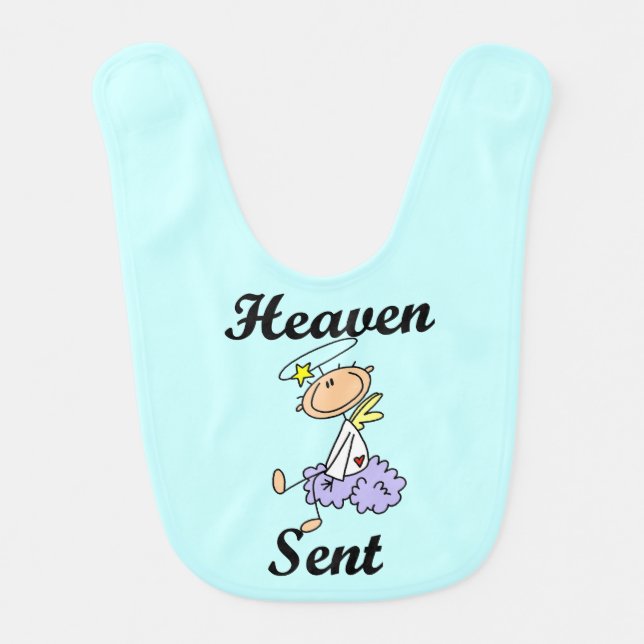 Heaven Sent Angel Bib (Front)