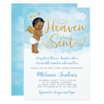 African American Baby Shower Invitations Zazzle