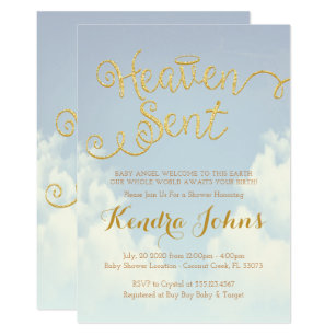 heaven sent invitations