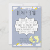 Heaven Sent Baby Shower Invitation (Front)