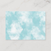 Heaven Sent Book Request | Baby Shower | Blue Enclosure Card (Back)