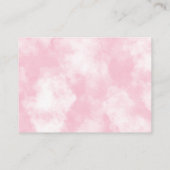 Heaven Sent Book Request | Baby Shower | Pink Enclosure Card (Back)