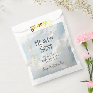 Heaven Sent Clouds Sky Celestial Baby Shower Favor Bag