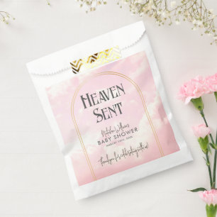 Heaven Sent Clouds Sky Celestial Baby Shower Favor Bag