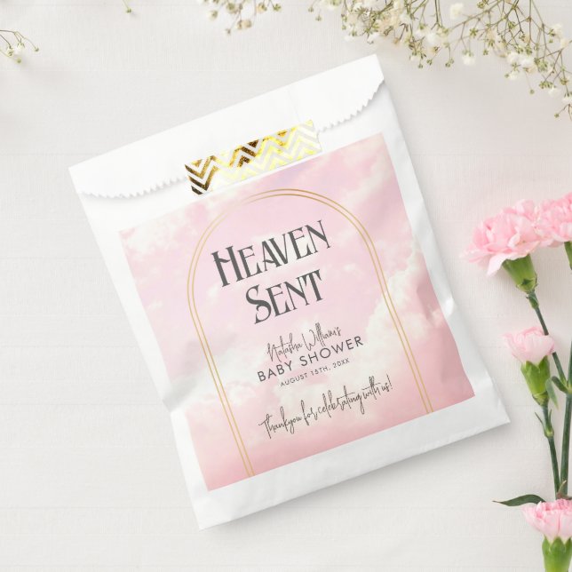 Heaven Sent Clouds Sky Celestial Baby Shower Favor Bag (Sealed)
