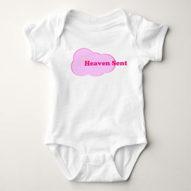 Heaven Sent - Girl Baby Bodysuit (Front)
