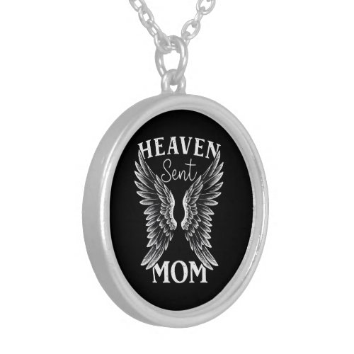 Heaven Sent Mom Christian Necklace