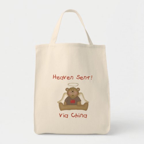 Heaven Sent via China Tote Bag