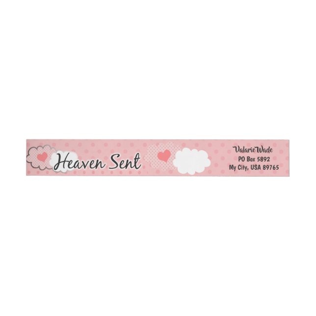Heaven Sent Wrap Around Address Label (Individual)