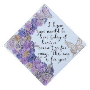Heaven So Far Away Graduation Cap Topper