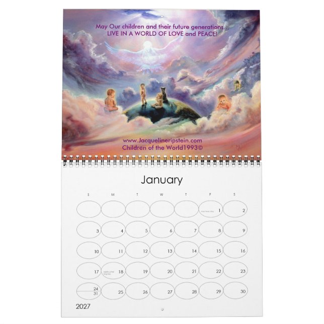 Heaven to Earth an Inspiring every day- Customized Calendar (Jan 2027)