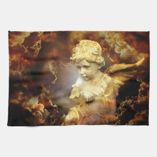 Heavenly Angel Cherub Kitchen Towel