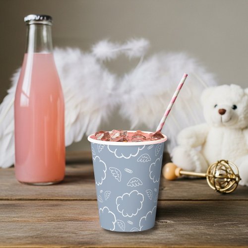Heavenly Angel Halo Cloud BluePaper cup