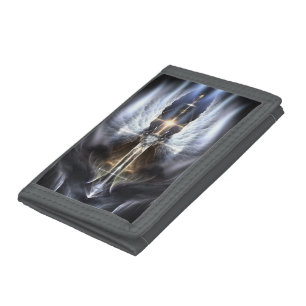 Heavenly Angel Wing Cross Nylon Wallet