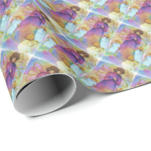 HEAVENLY ANGELIC ANGELS WRAPPING PAPER