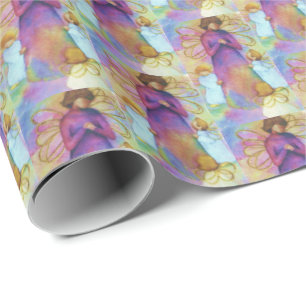 HEAVENLY ANGELIC ANGELS WRAPPING PAPER