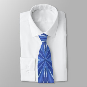 Heavenly Angelic Clouds Photo Art Diamond Pattern Neck Tie