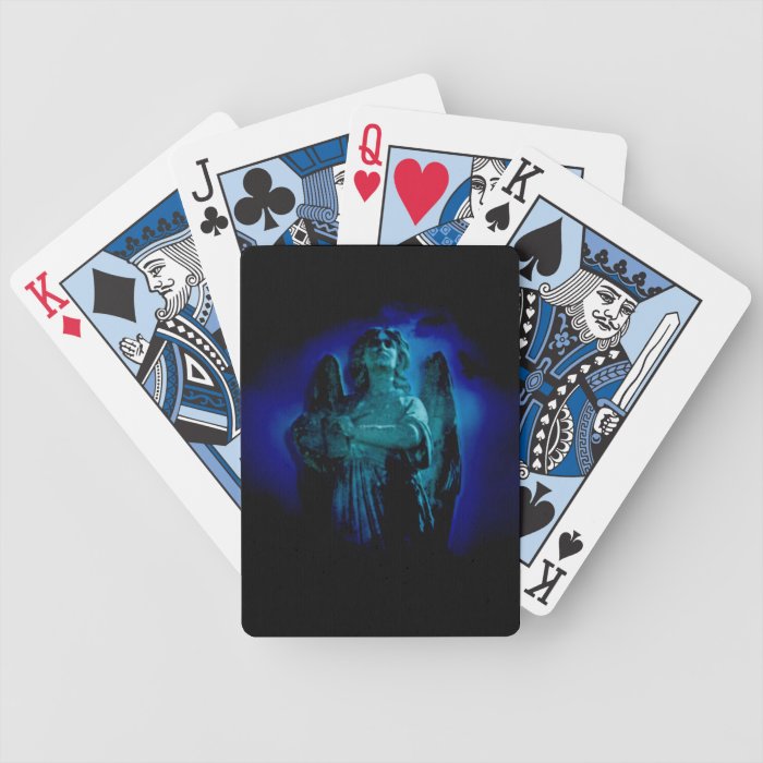 Heavenly Angelic Statue Bicycle® Playing Cards