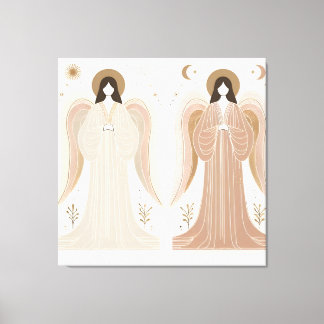 Heavenly Angels Canvas Wall Art