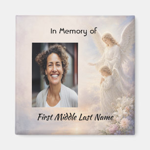 Heavenly Angels, Memorial Prayer Keepsake Magnet