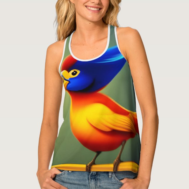 Heavenly Birds Tank Top (Front)
