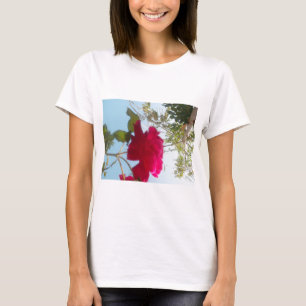 Heavenly Bloom: A Rose Against the Sky T-Shirt