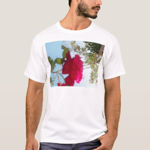 Heavenly Bloom: A Rose Against the Sky T-Shirt