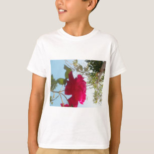 Heavenly Bloom: A Rose Against the Sky T-Shirt