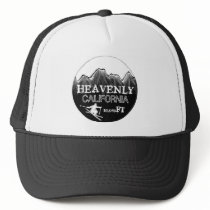 Heavenly California black white elevation ski hat Heavenly California black white elevation ski hat