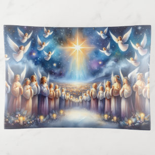 Heavenly Choir Under Star of Bethlehem Trinket Tray