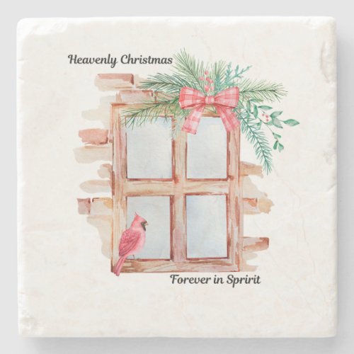 Heavenly Christmas Stone Coaster