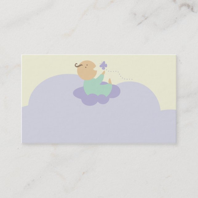heavenly cloud baby products business card (Front)