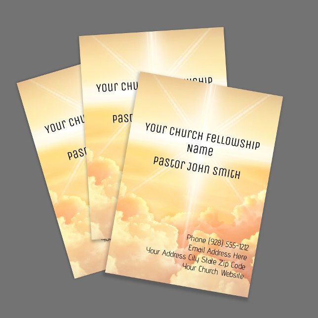 Heavenly Cloud Christian Church Office Files Pocket Folder (Heavenly Cloud Christian Church Office Files Pocket Folder)