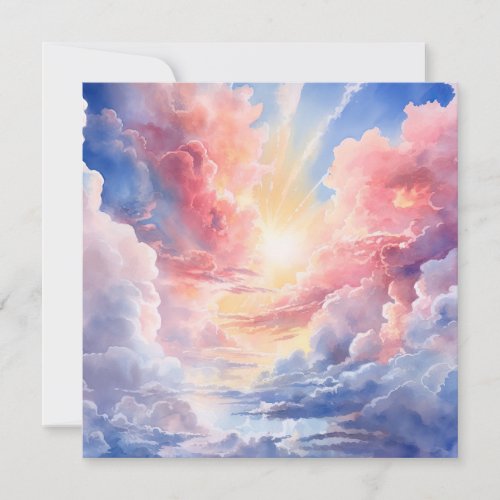 Heavenly Clouds Greeting Card