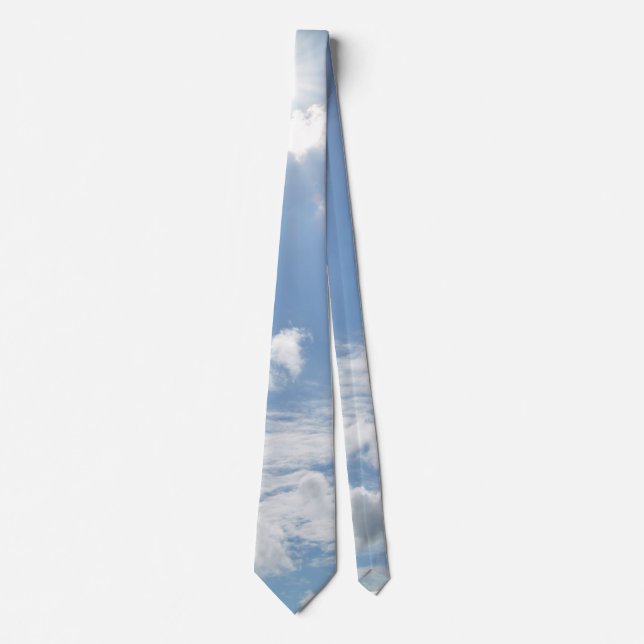 Heavenly clouds neck tie (Front)
