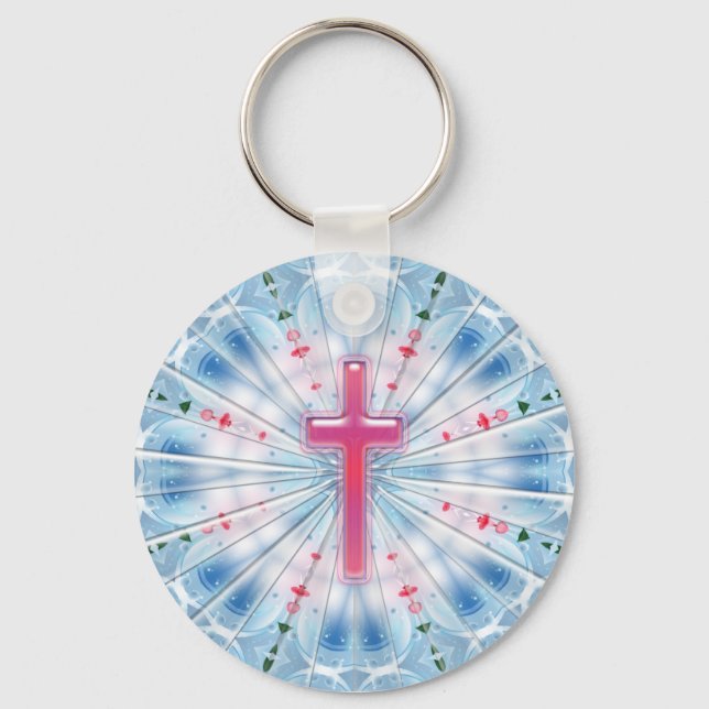 HEAVENLY CROSS KEYCHAIN (Front)