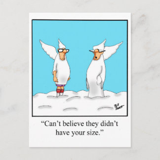 Heavenly Fashion Faux Pas! Postcard