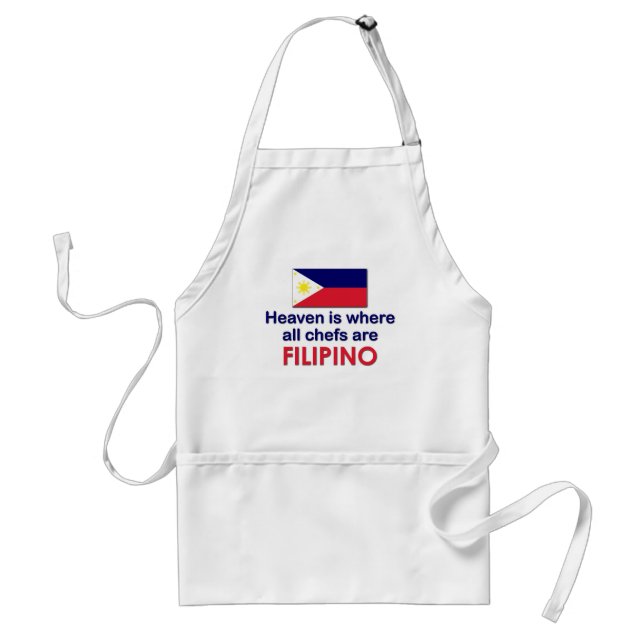 Heavenly Filipino Chefs Adult Apron (Front)