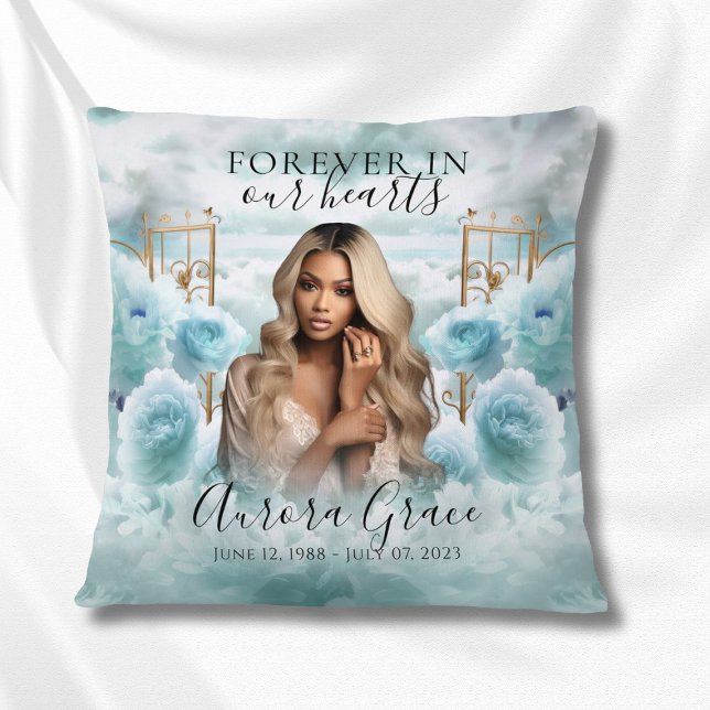 Heavenly Garden of Roses - LIA004 Throw Pillow (Creator Uploaded)